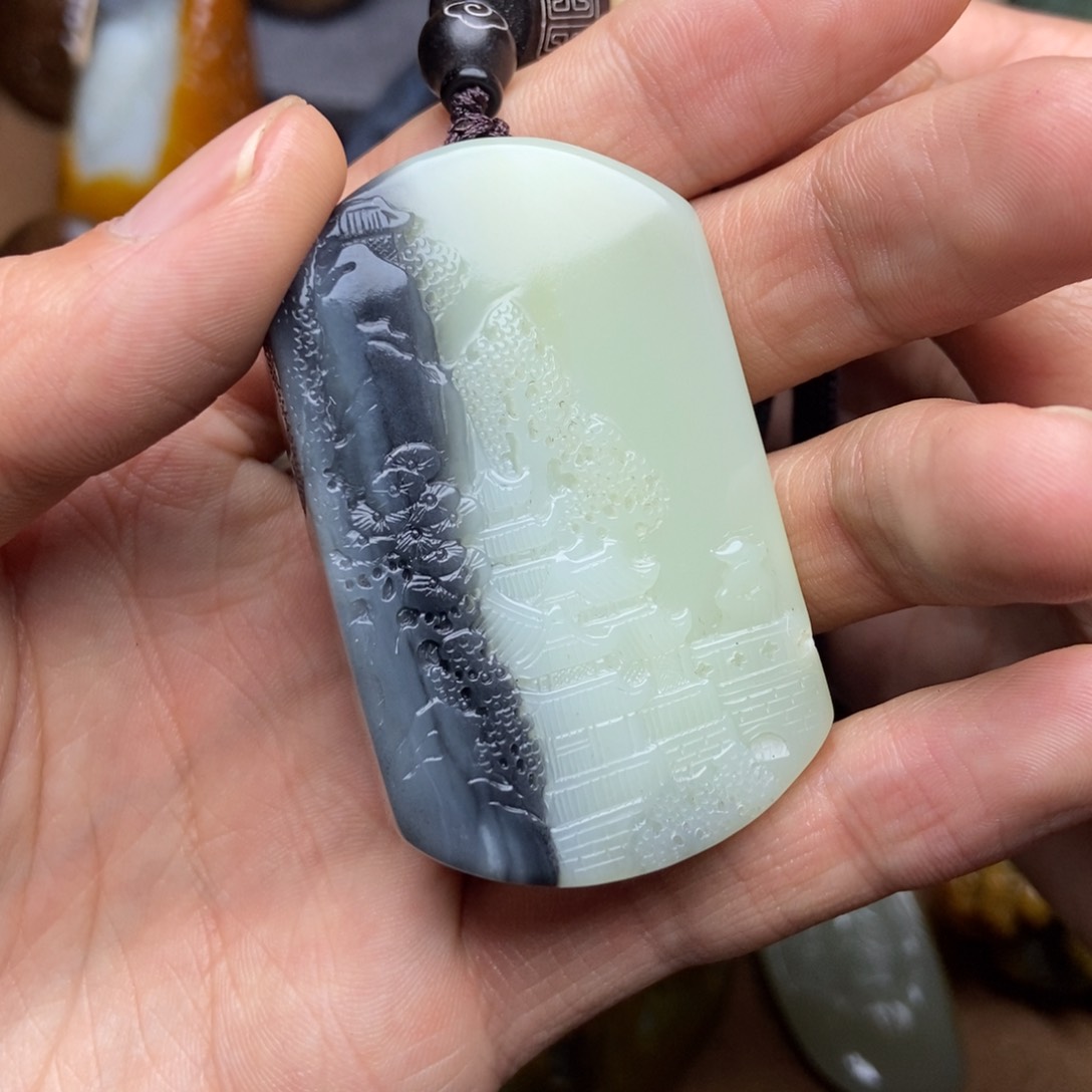 和田玉挂件未镶嵌