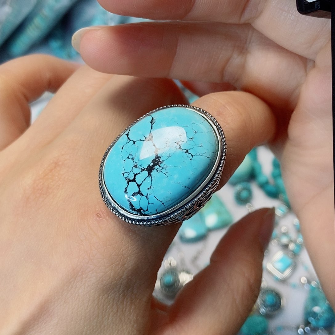 未镶嵌绿松石珠宝奇石重*