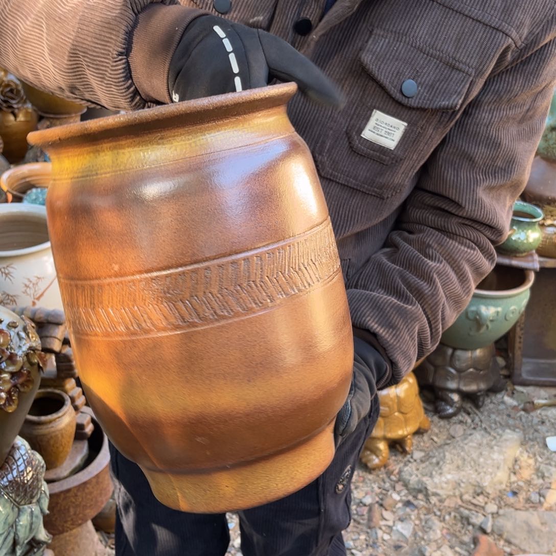 红陶高32口21有孔