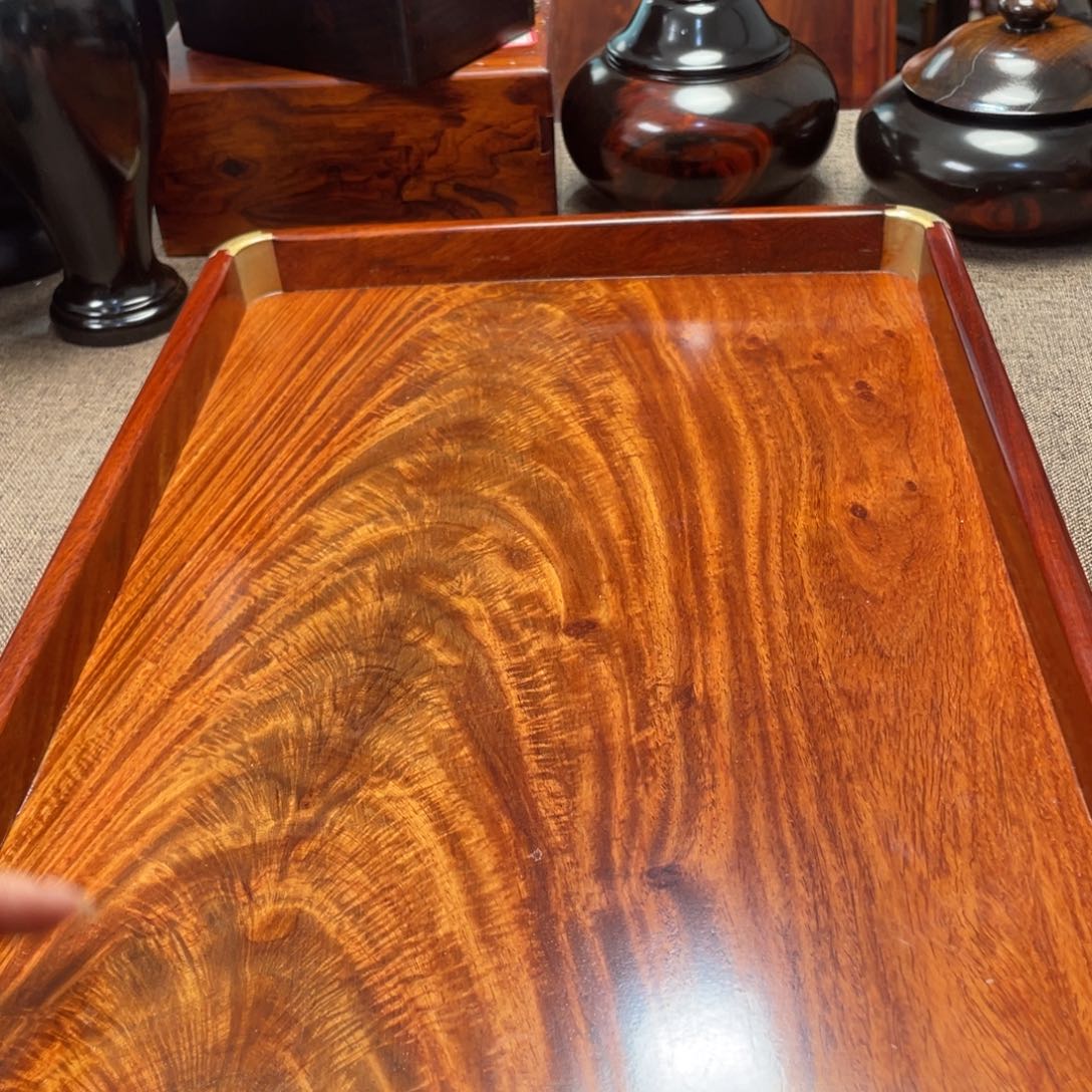 啊***看大果紫檀（缅甸花梨）独板文板