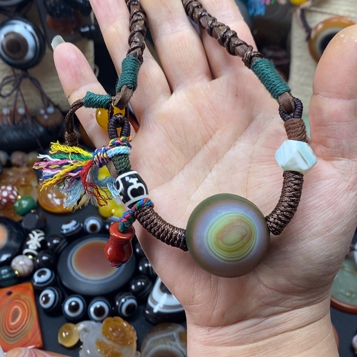 玛瑙/玉髓未镶嵌手链