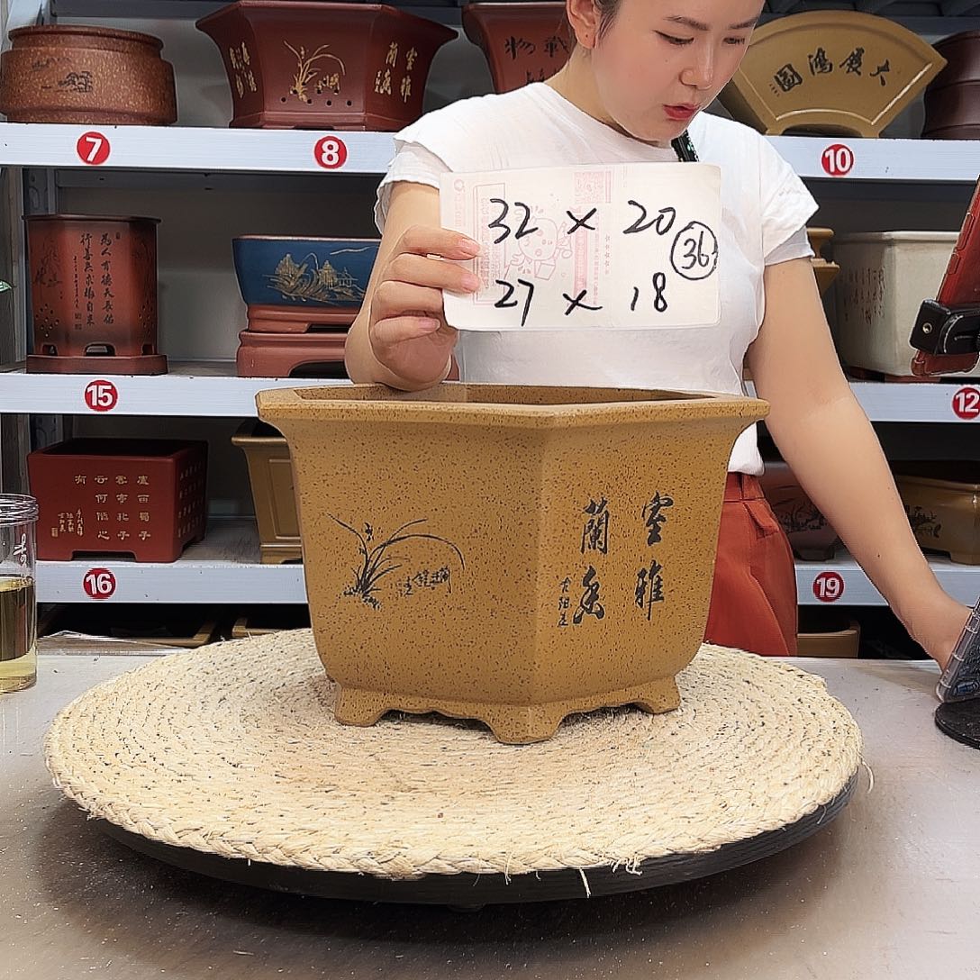 紫砂花盆紫砂花盆