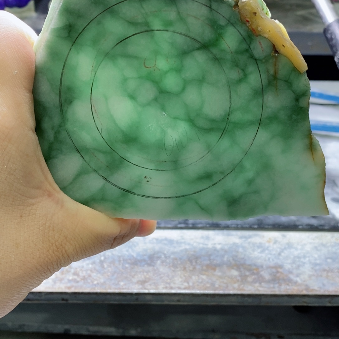 翡翠手镯未镶嵌靖**翠觅羽翡翠手镯定制