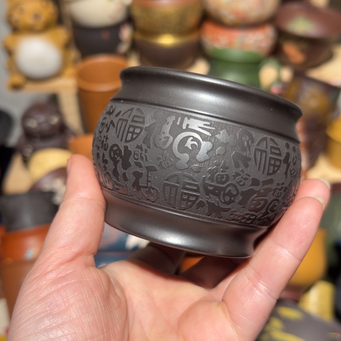 紫砂茶杯宜兴紫砂主人杯