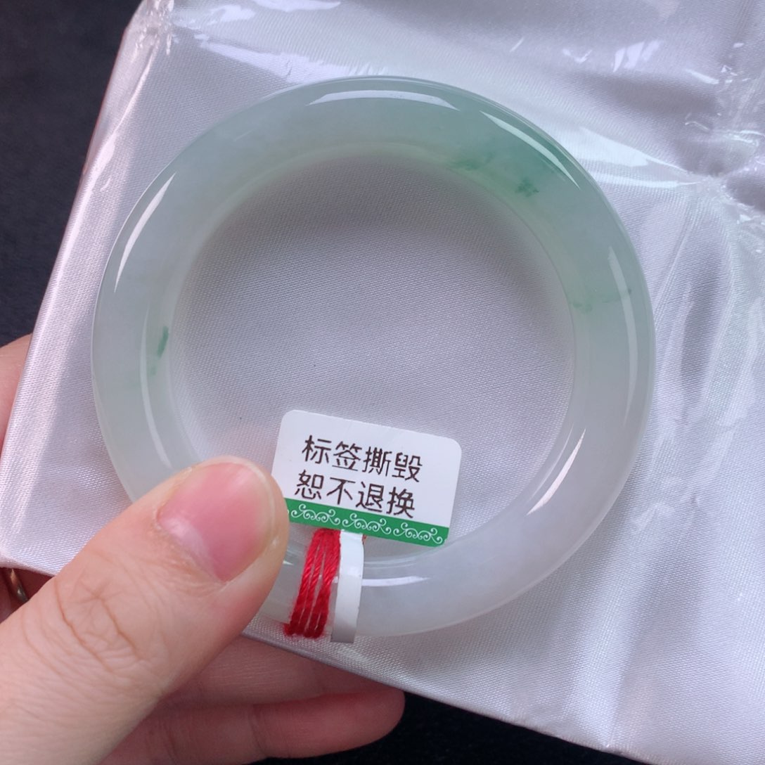 未镶嵌手镯翡翠缅甸天然翡翠手镯53