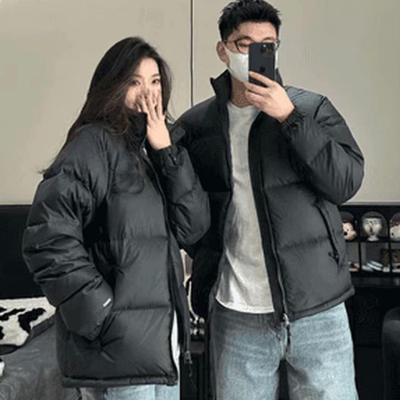 2025经典百搭刺绣防风户外男女同款保暖刺绣羽绒服