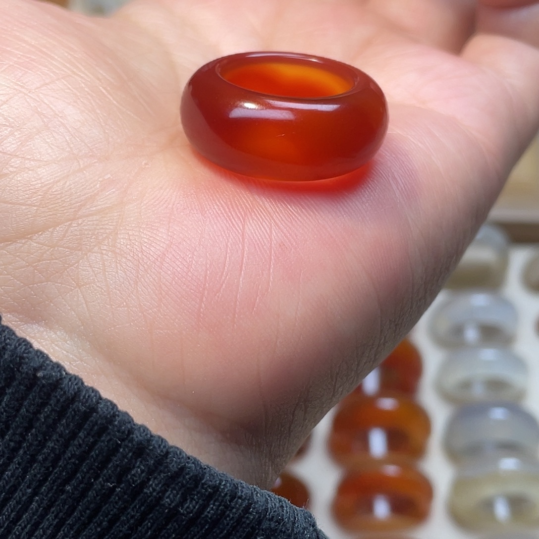 玛瑙/玉髓合金戒指A10港13不退换