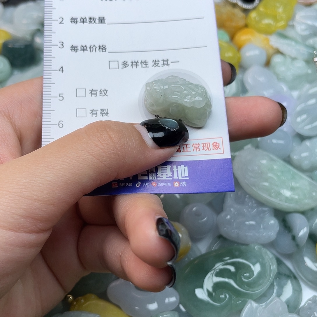 翡翠未镶嵌颈饰1322