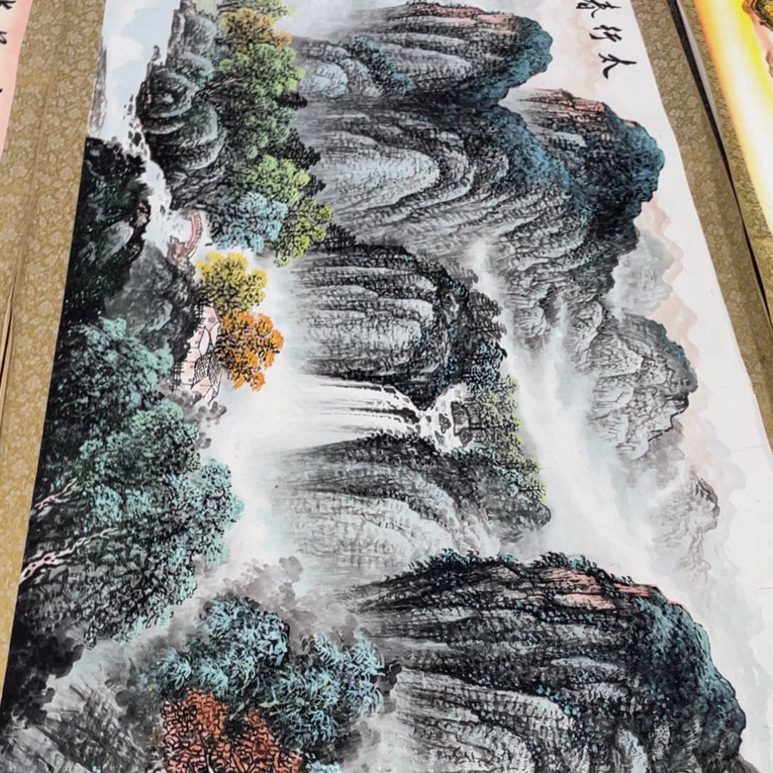 花***圆国画老师手笔手绘作品n