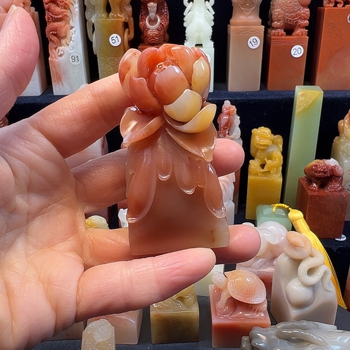 寿山石印石寿山石手工雕刻