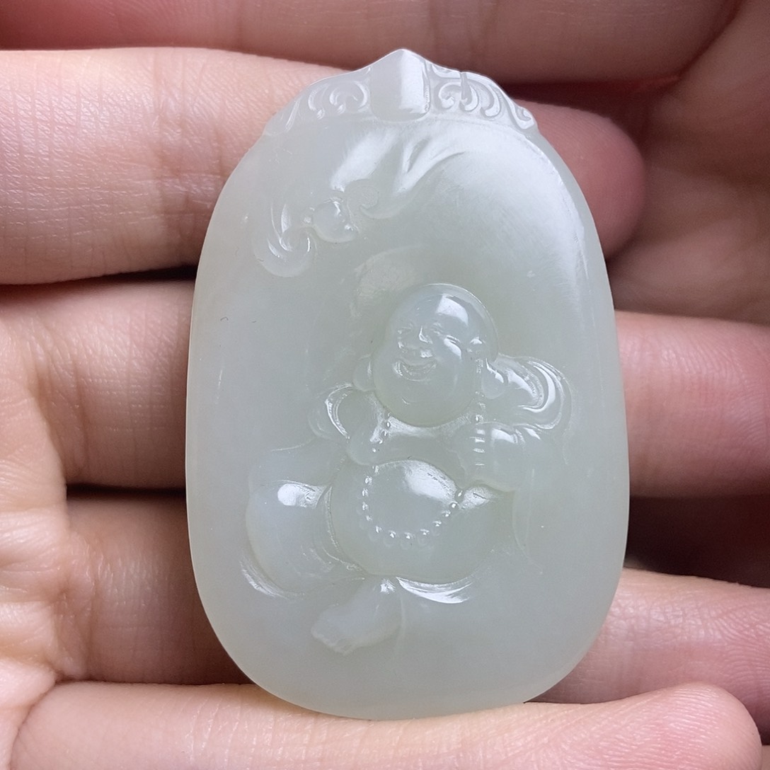 和田玉（糖玉）颈饰未镶嵌