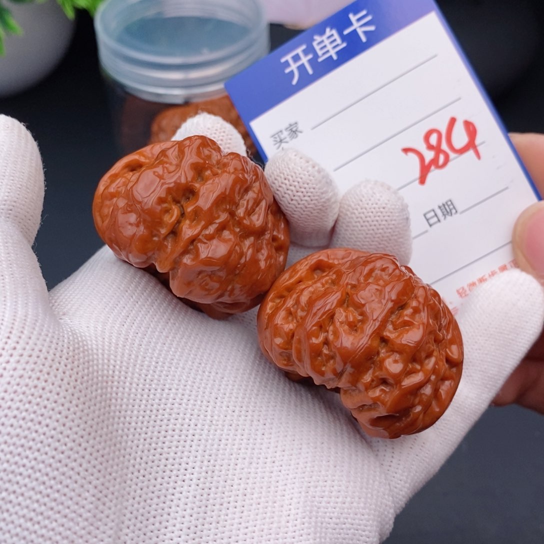 文玩核桃把件42蛤蟆头284