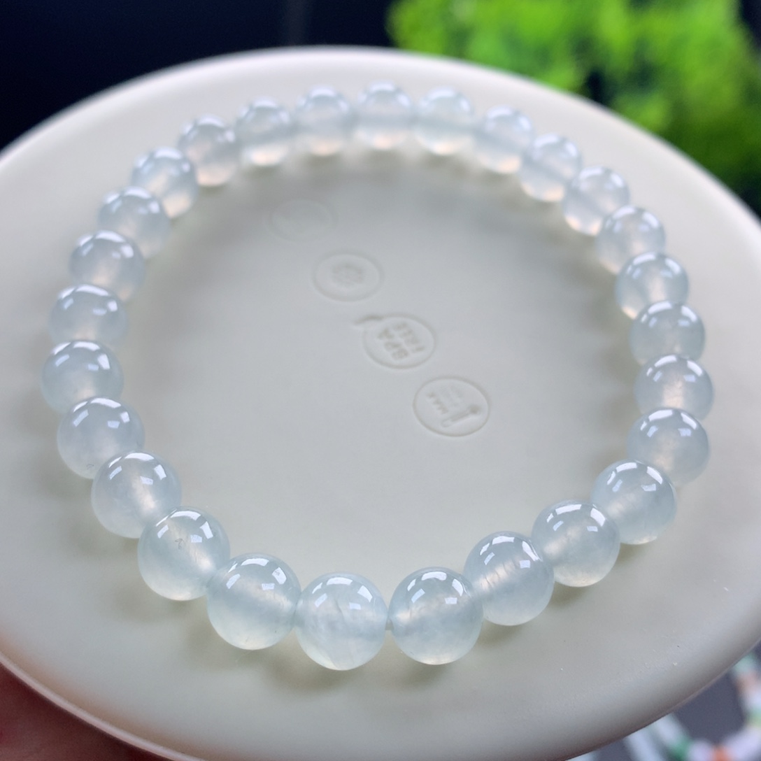 翡翠未镶嵌手链卡7