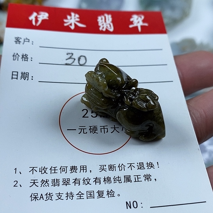 翡翠颈饰未镶嵌翡翠109