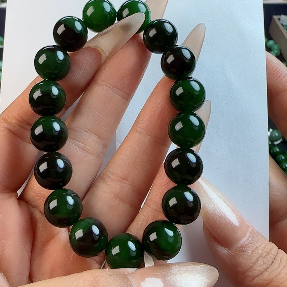 和田玉手串未镶嵌