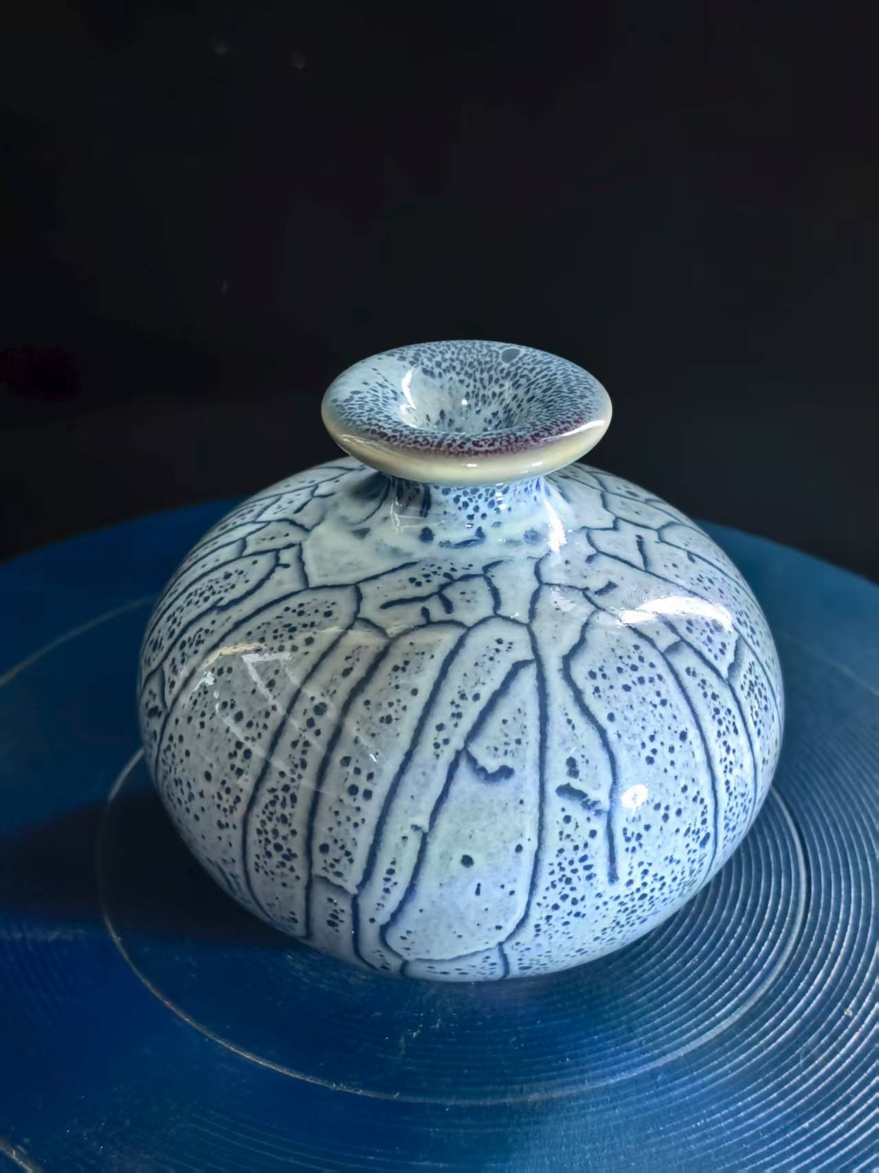 钧瓷小花器豆豆瓶—8CM*8CM—神垕镇原产地手工制品