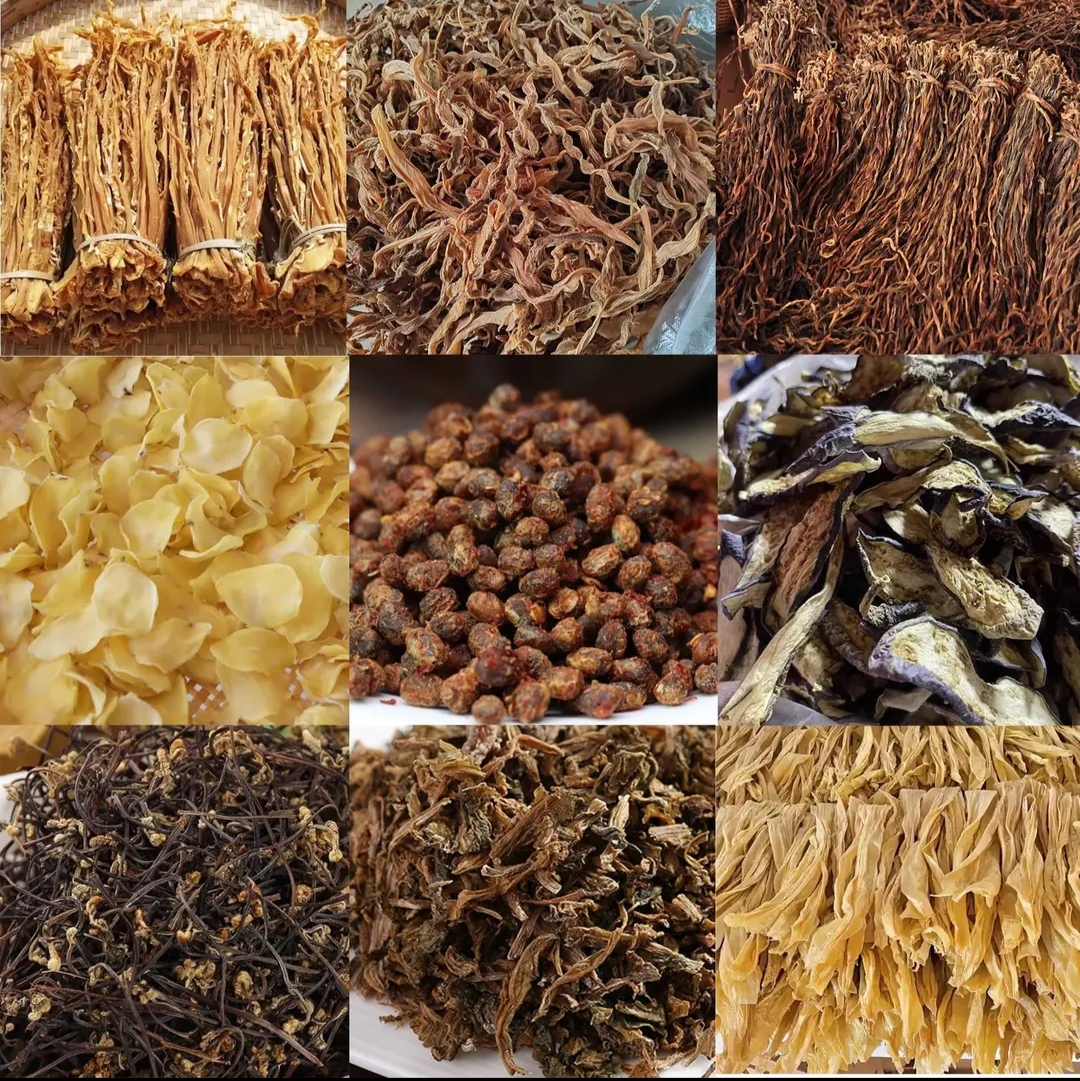 农户家现收现摘初级农产品，蔬菜干菜，菌子，蜂蜜
