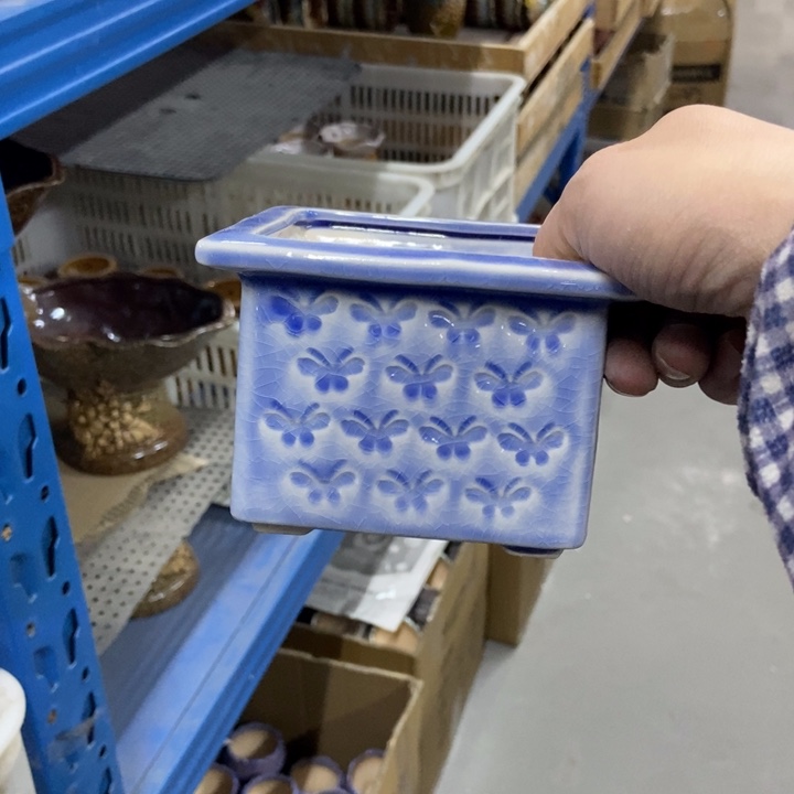 陶瓷花盆单场满9.9发12*8.3