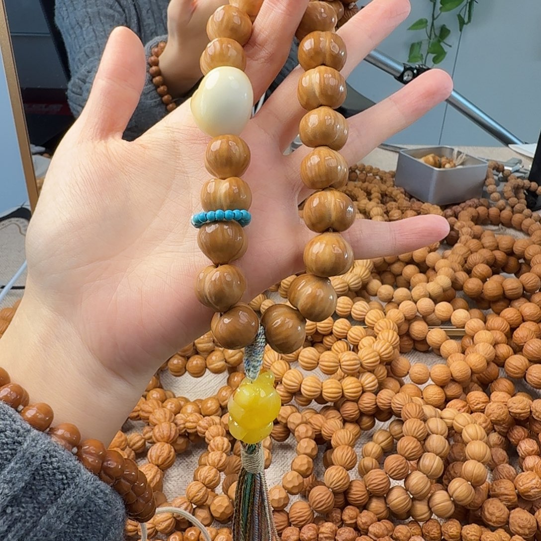 小***米菩提籽类猴头手串