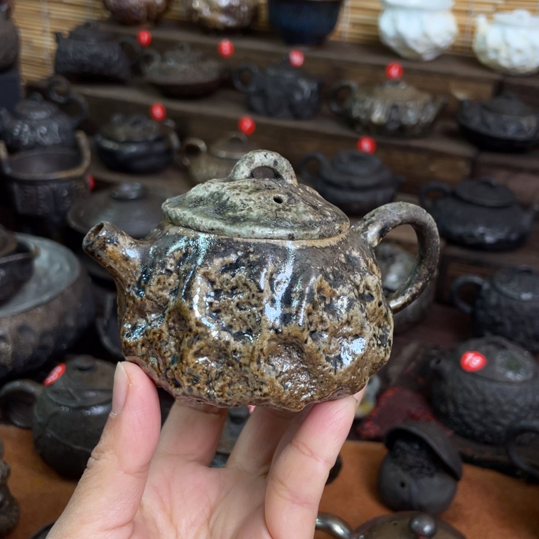 壶老味十足柴烧老老壶