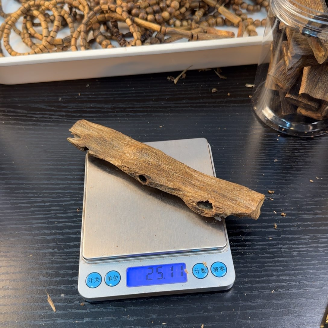 线香奇楠虫漏料25克