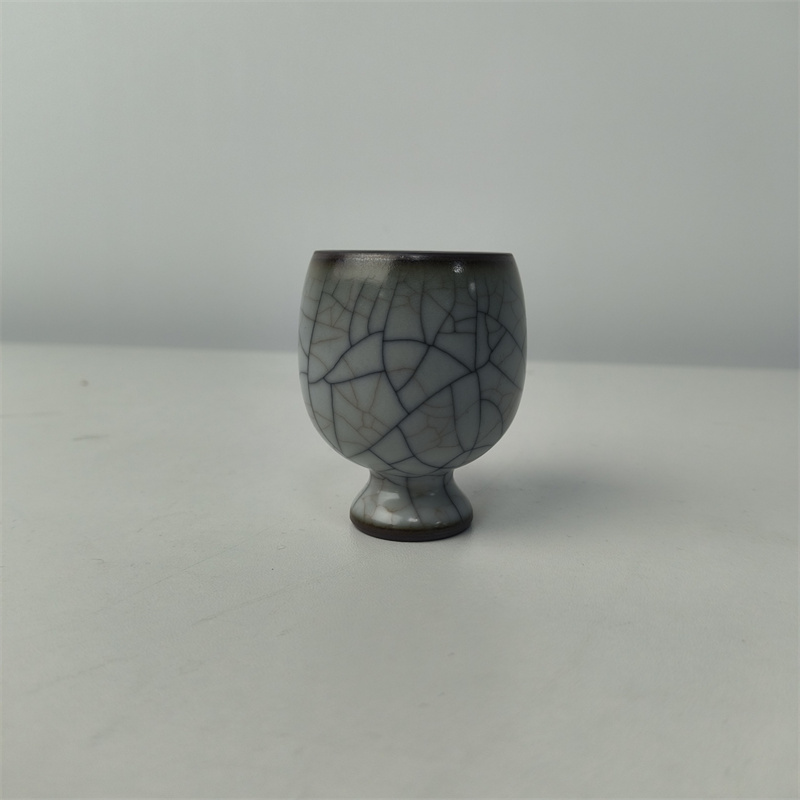 SHTC1222[学茶严选]刘法星--月白金丝铁线高脚杯