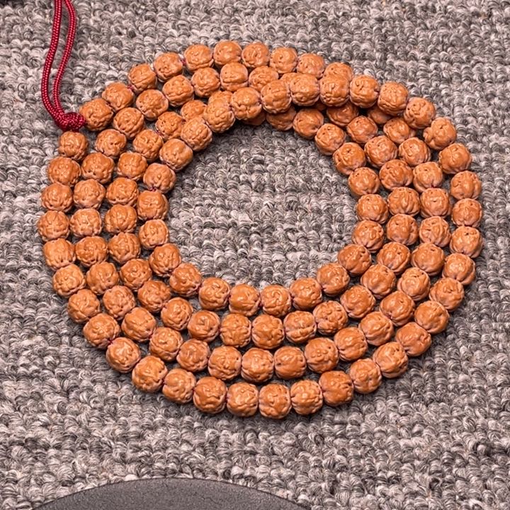 金刚菩提吊坠G***?定制收藏原装佛手108尺寸7.5