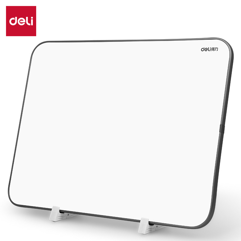 得力MB137桌面手持小白板300*400mm(黑)(块)