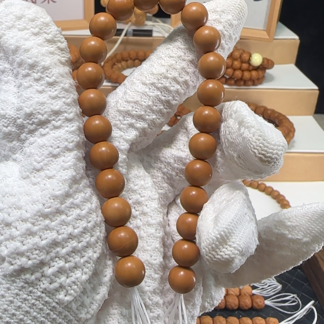 猴头核桃吊坠全品A➕正圆光珠9.4