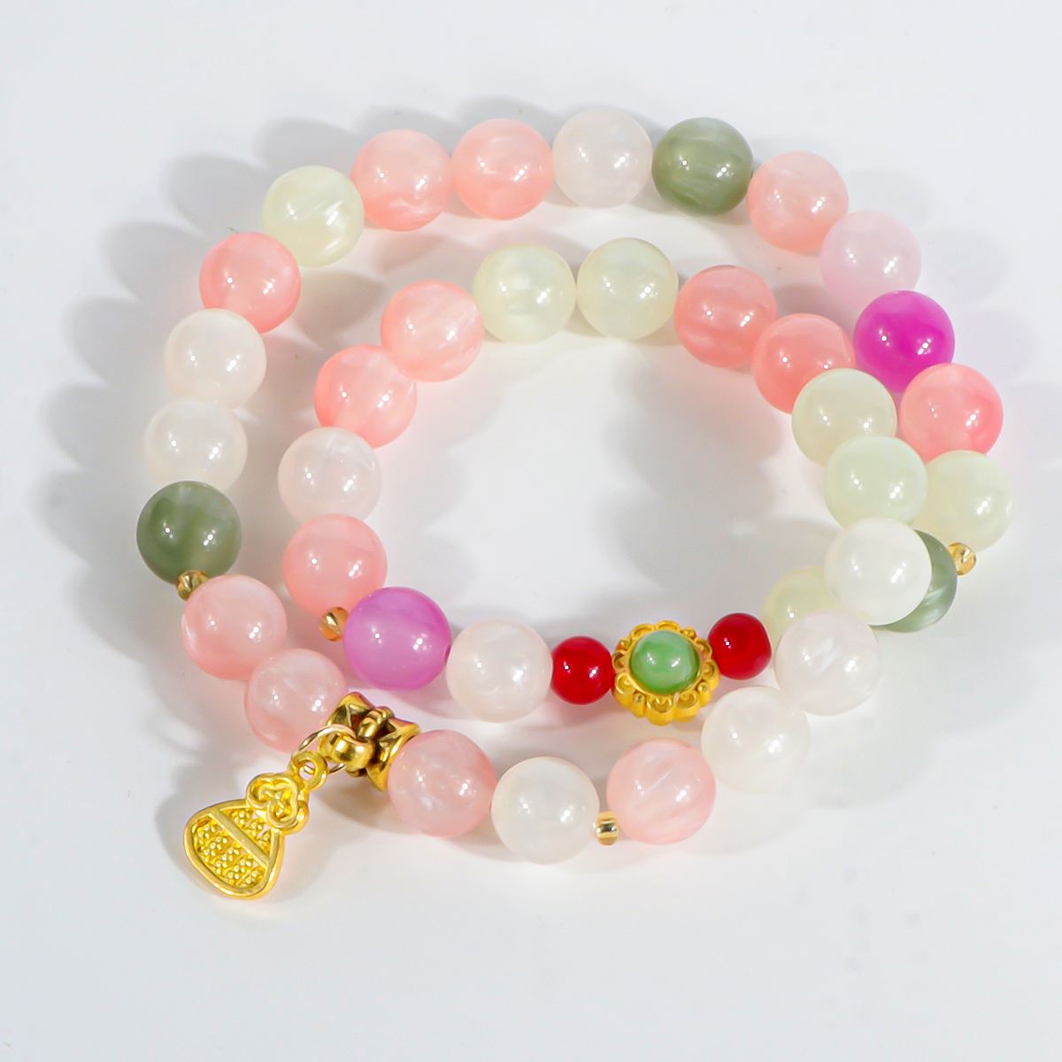 合金树脂手链 精品变色手串     无礼盒         HYM