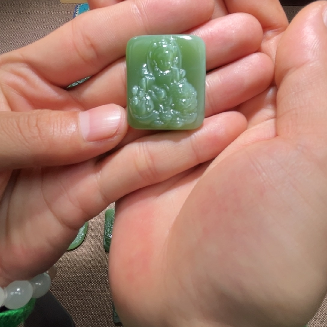 和田玉未镶嵌吊坠(不含链)