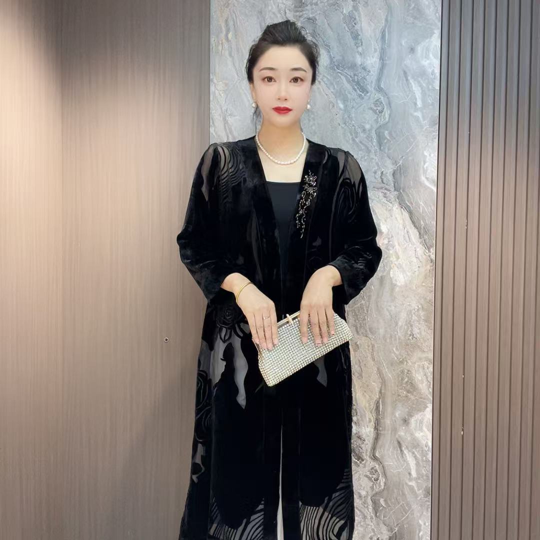 桑蚕丝开衫43A2086