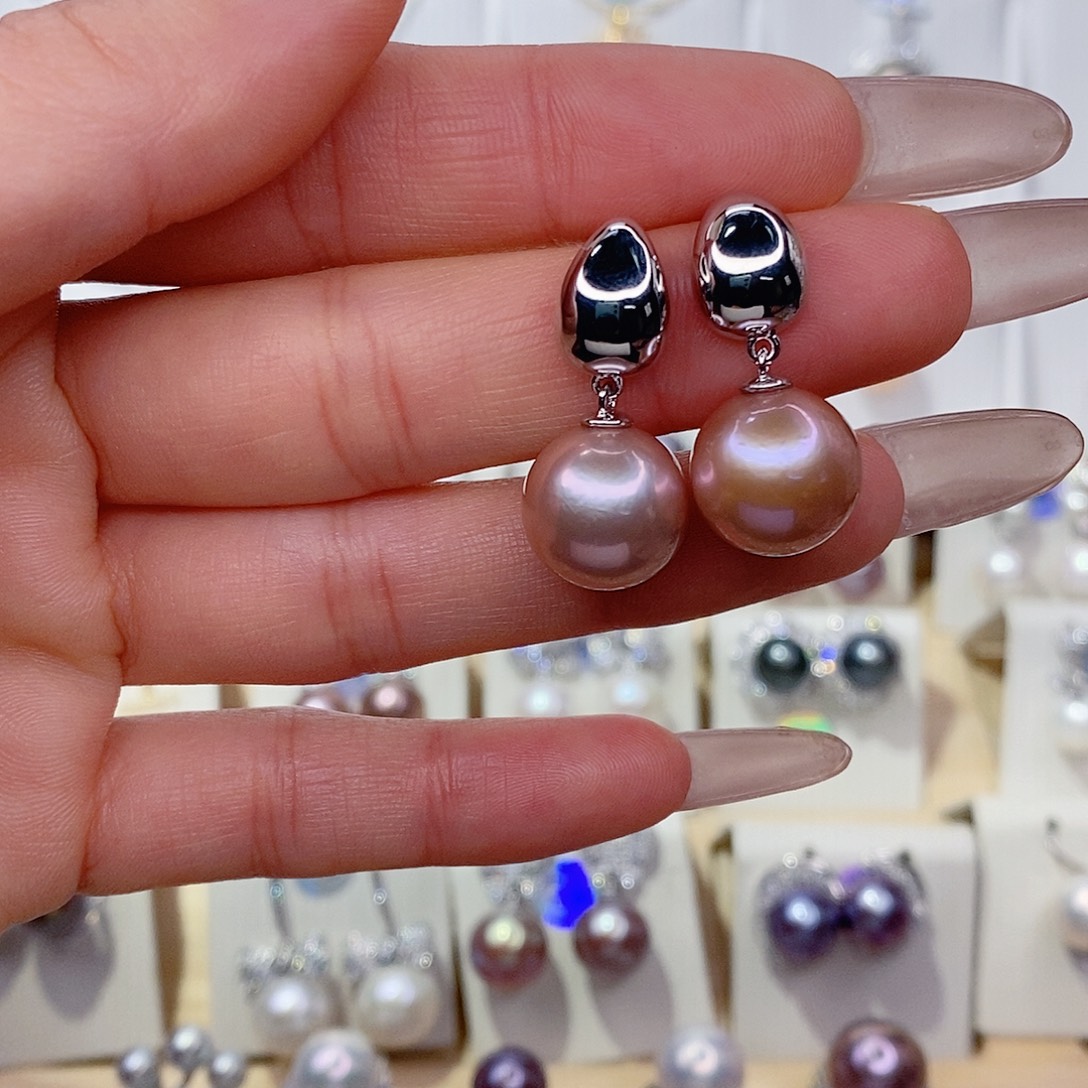 淡水珍珠耳饰未镶嵌12➕