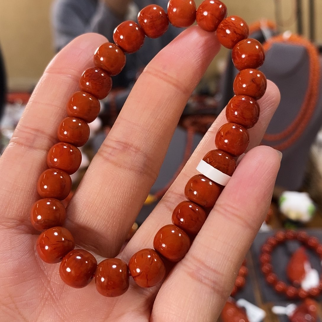 未镶嵌9mm原矿南红玛瑙