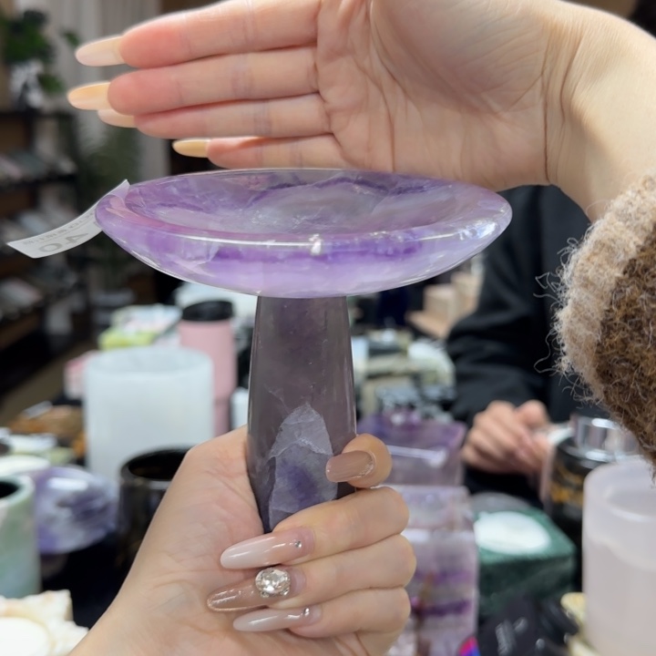 紫莹石慕斯中盏8140