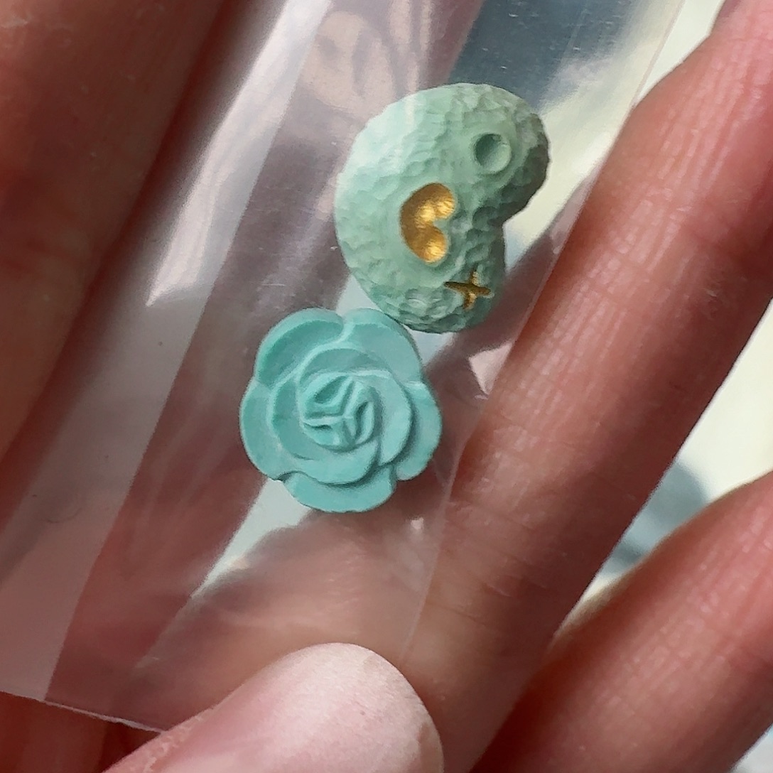 绿松石珠宝奇石未镶嵌