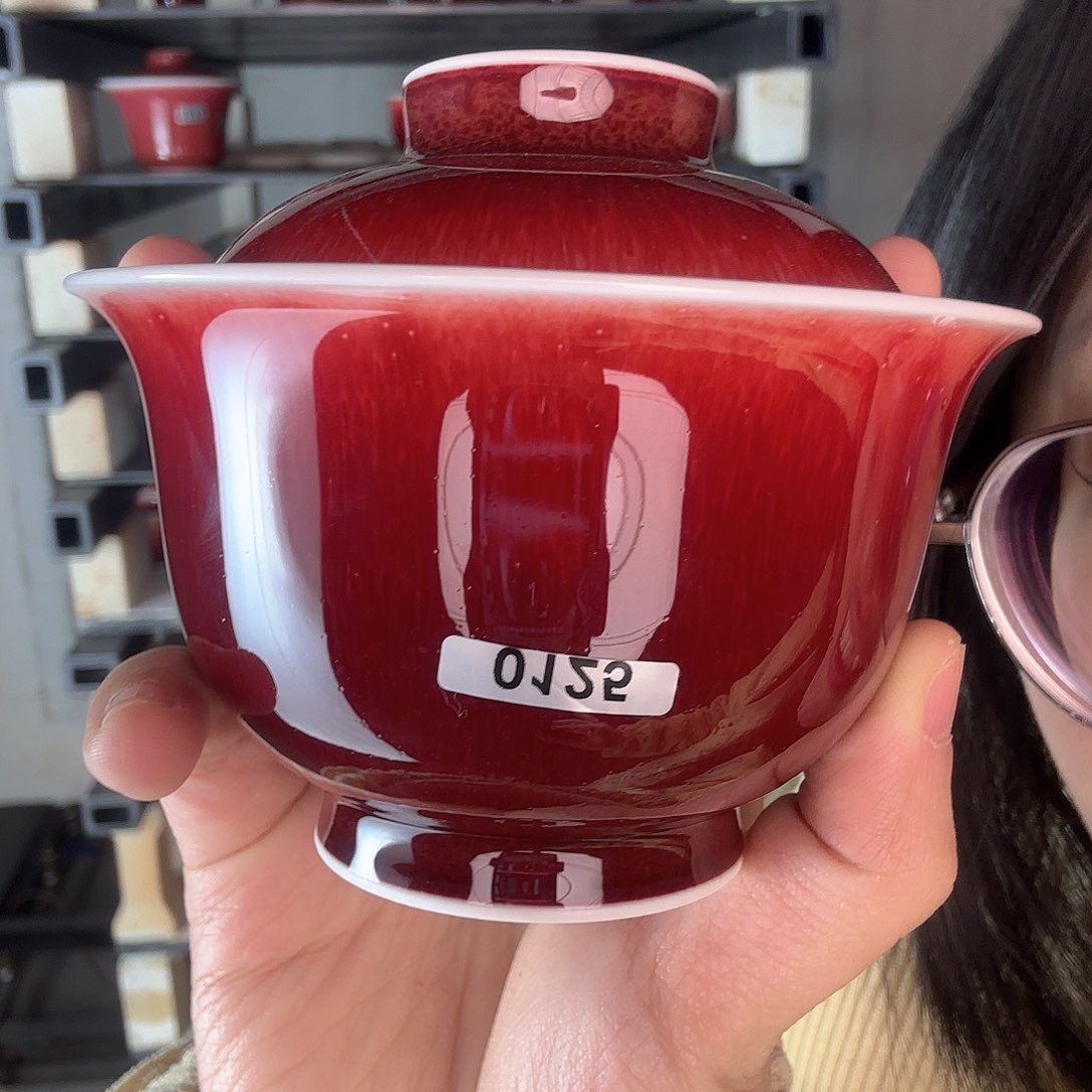 瓷片景德镇郎红陶瓷