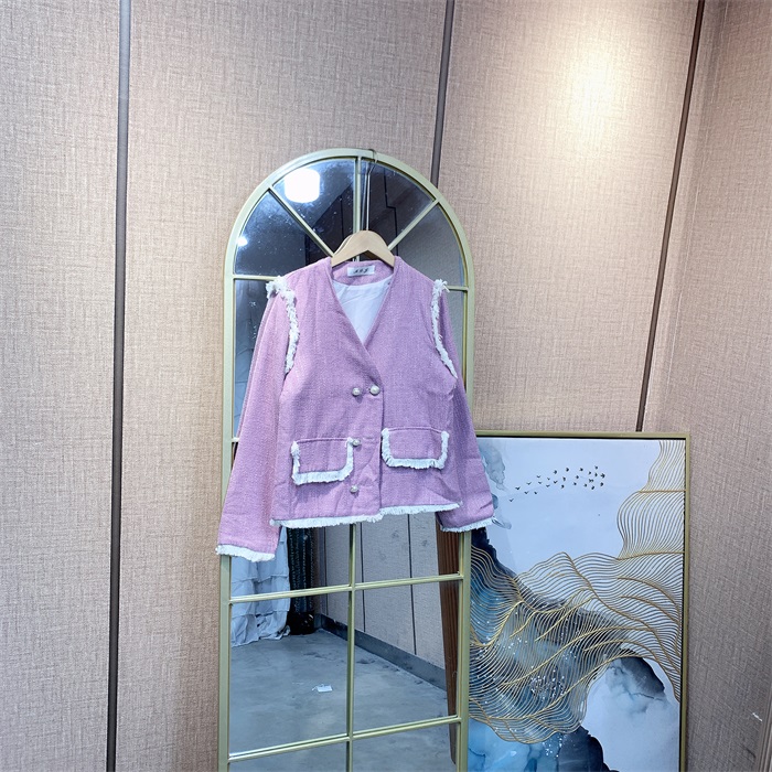 WW470粉色孕妇外套90-120