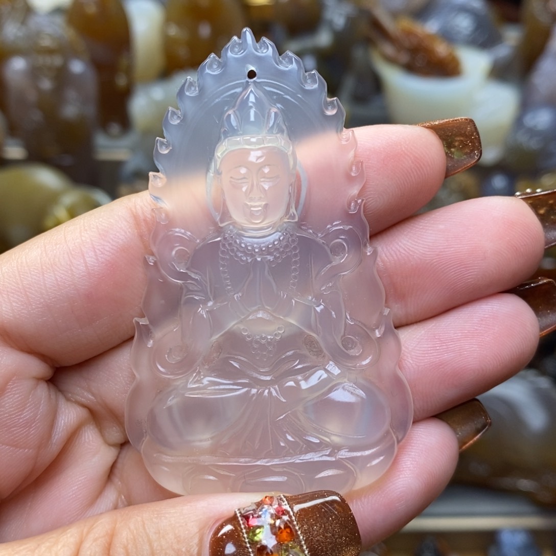 玛瑙/玉髓挂件未镶嵌