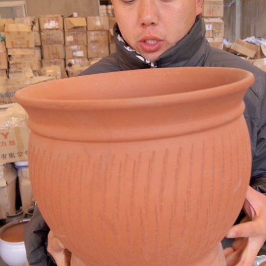 紫砂花盆高28口31————-