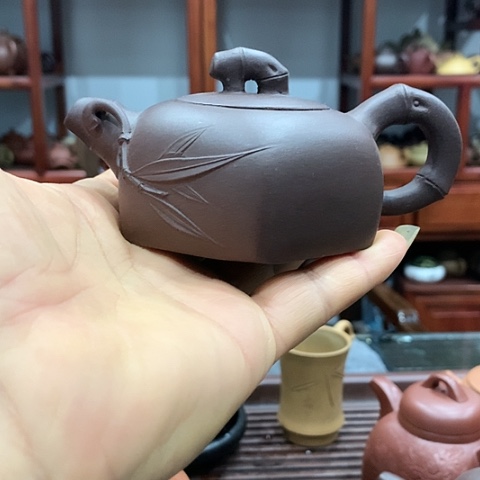 紫砂茶壶紫砂壶老紫泥123