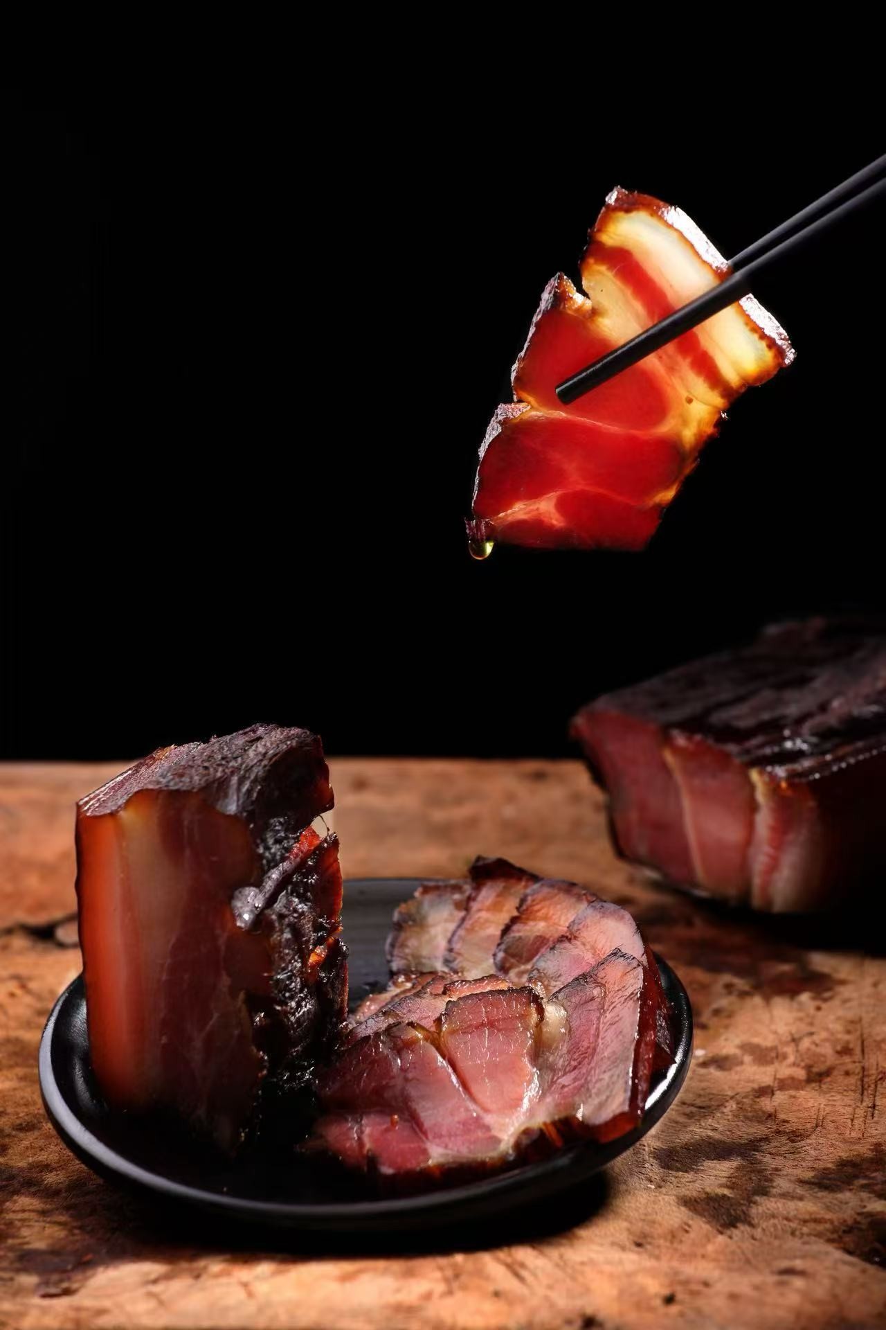 【粮食猪大腿腊肉】肥瘦相间