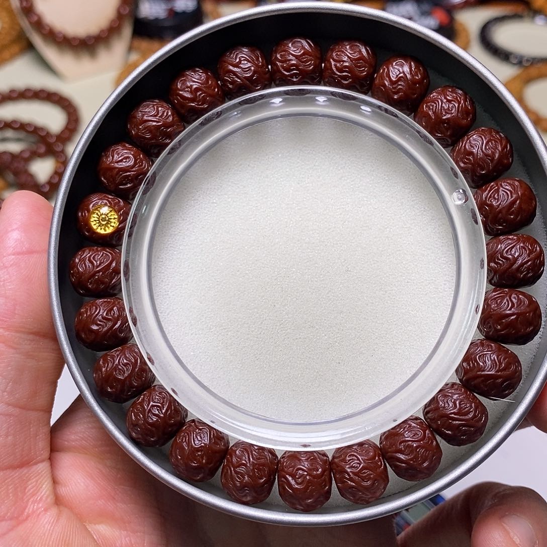 猴头核桃手串全品单标款机刷玄虎 尺寸11左右 龙岩料