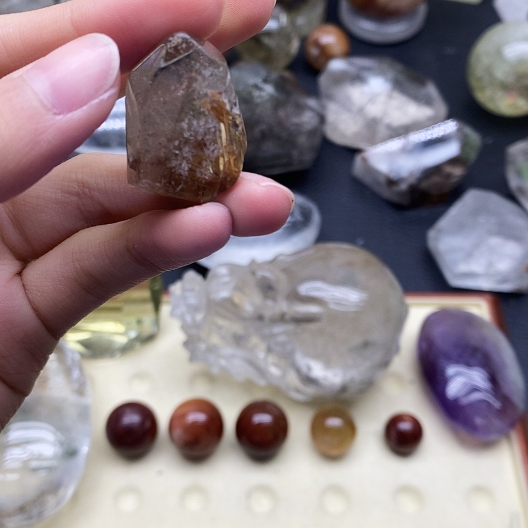 水晶未镶嵌珠宝半成品191水晶石