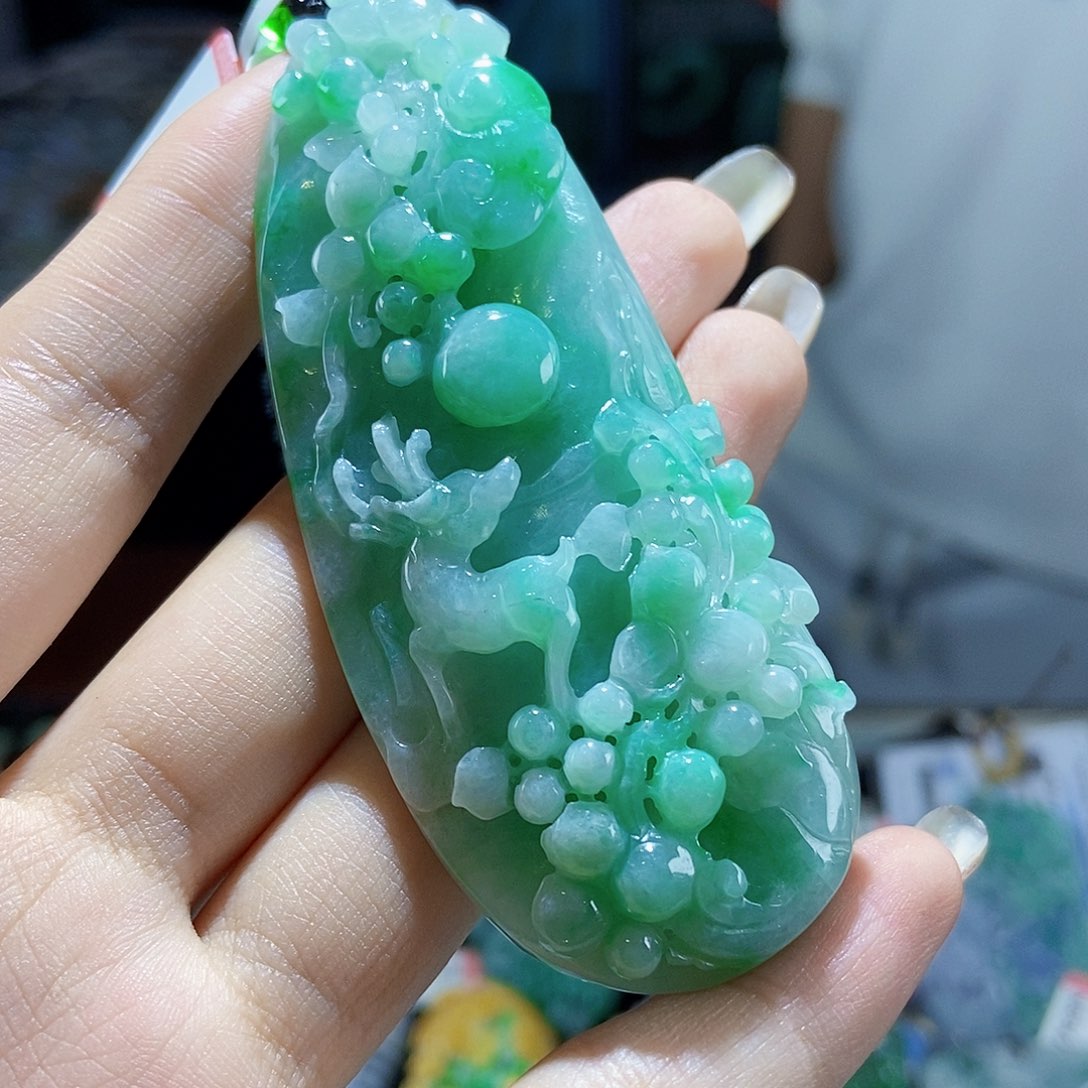 颈饰未镶嵌翡翠翡翠