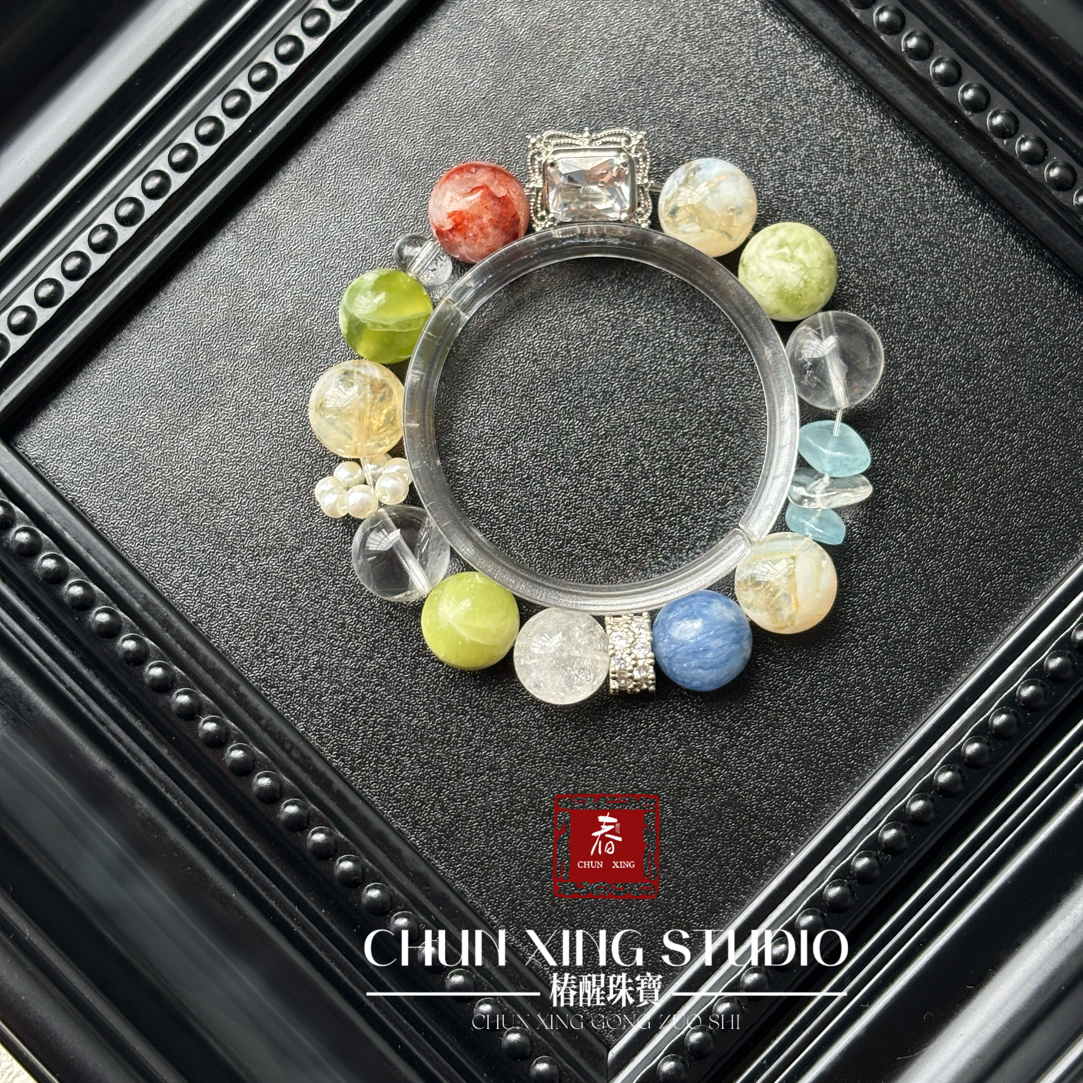 【愿如意】福利孤品｜胶花白水多宝系列时尚饰品