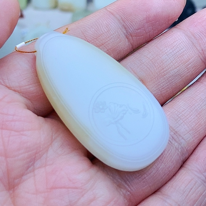 和田玉（白玉）吊坠(不含链)未镶嵌