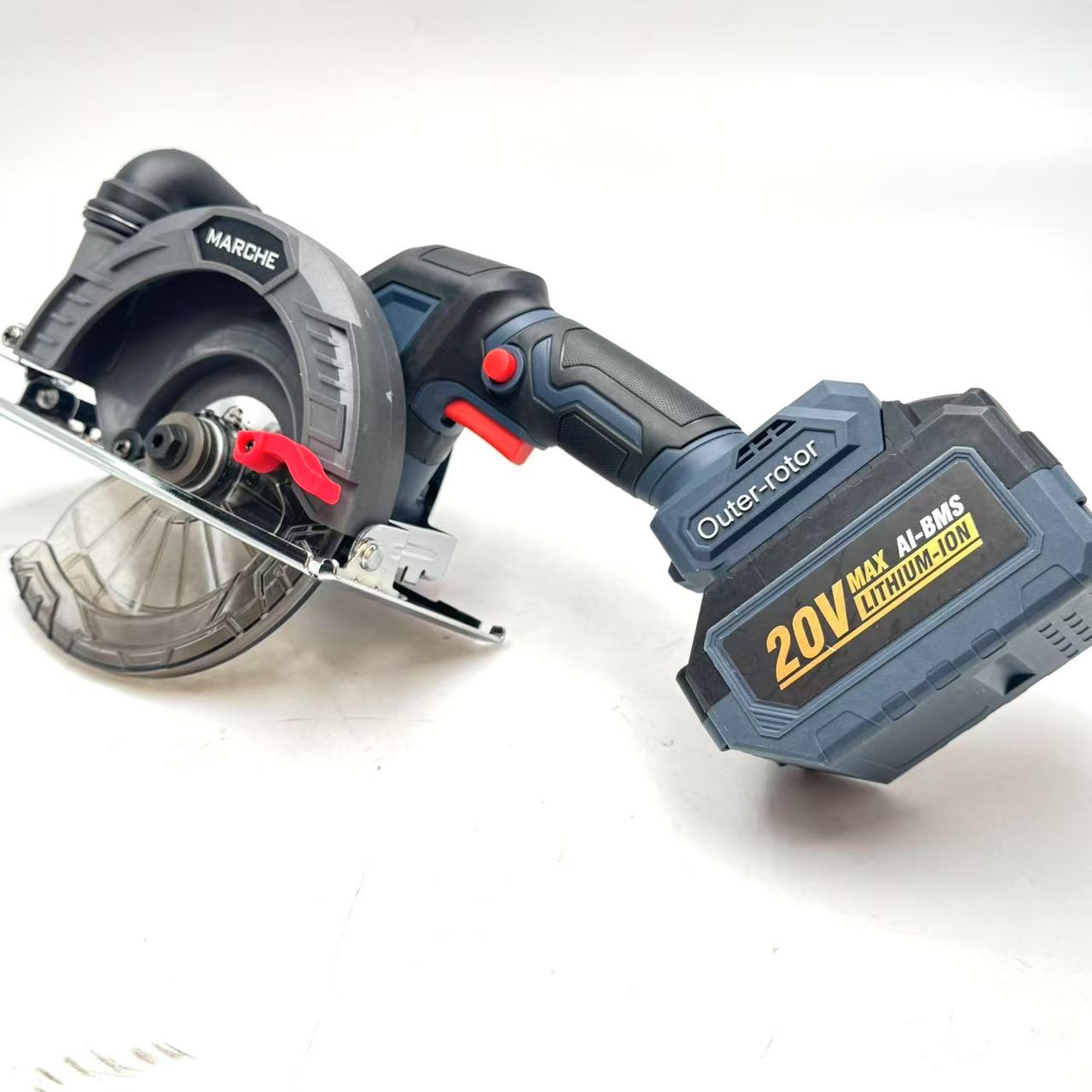 *牧高 6.5寸外转子电机20v15节电芯纯铜无刷电圆锯一电M611-15A1