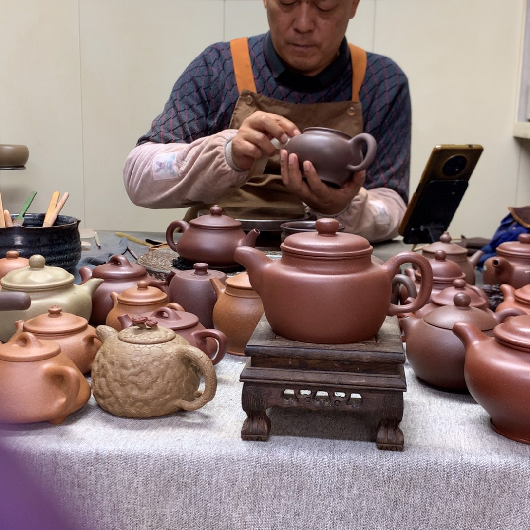 紫泥茶壶大蕴德钟280 C半手工制作