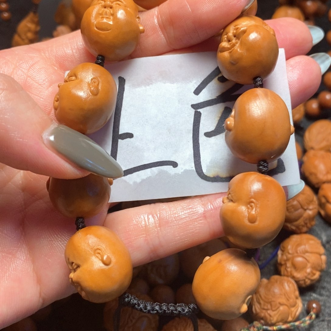 橄榄核手串/手链人生百态微花